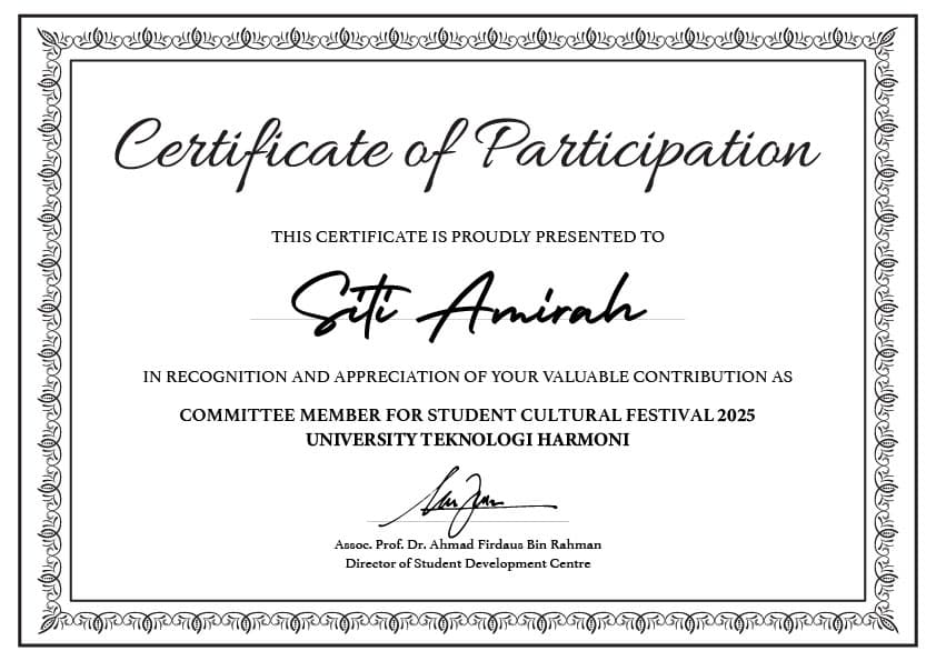 Certificate 1