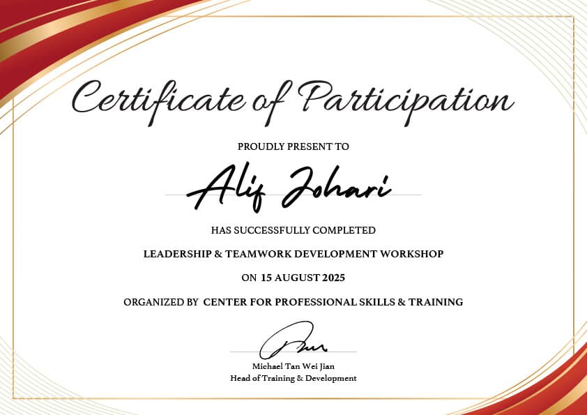 Certificate 2