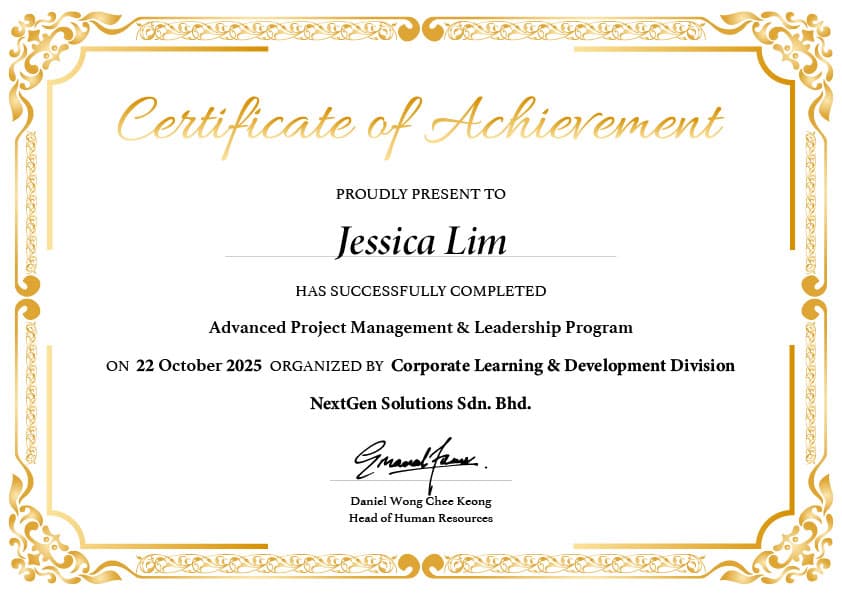 Certificate 3